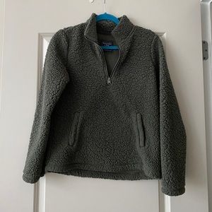 A&F Sherpa Half zip Pullover